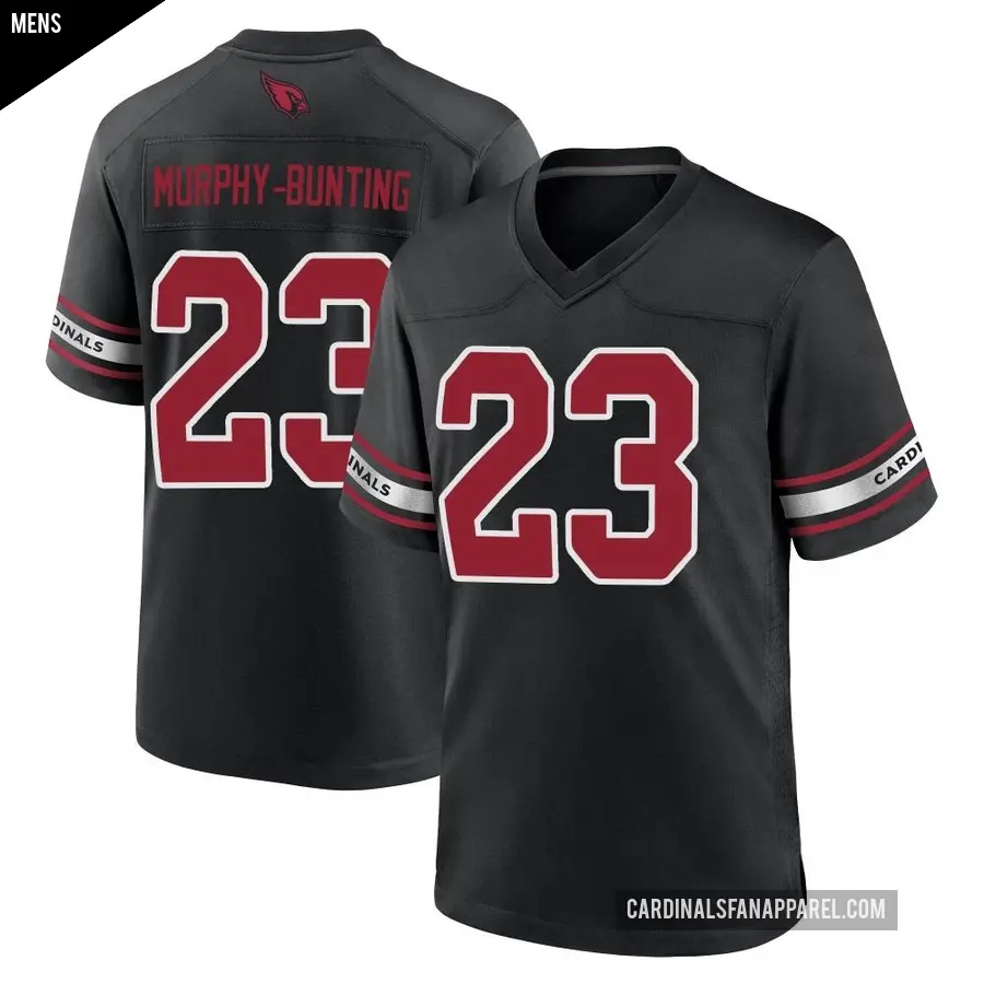 Men's Arizona Cardinals ＃23 Sean Murphy-Bunting Black Game 2nd Alternate Jersey