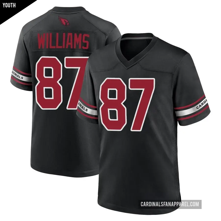Youth Arizona Cardinals ＃87 Maxx Williams Black Game 2nd Alternate Jersey